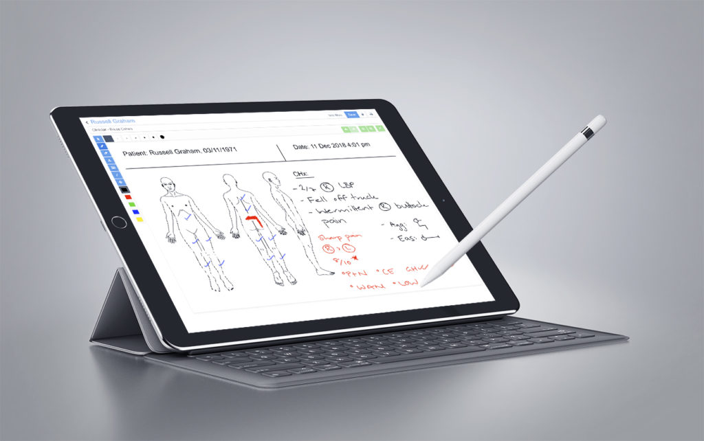 ipad pro clinical notes with pen